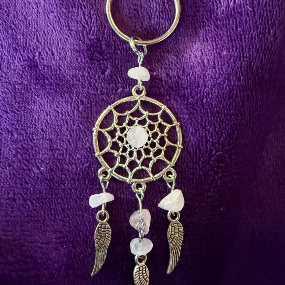 Silver Tone Dreamcatcher Key Holder NWT